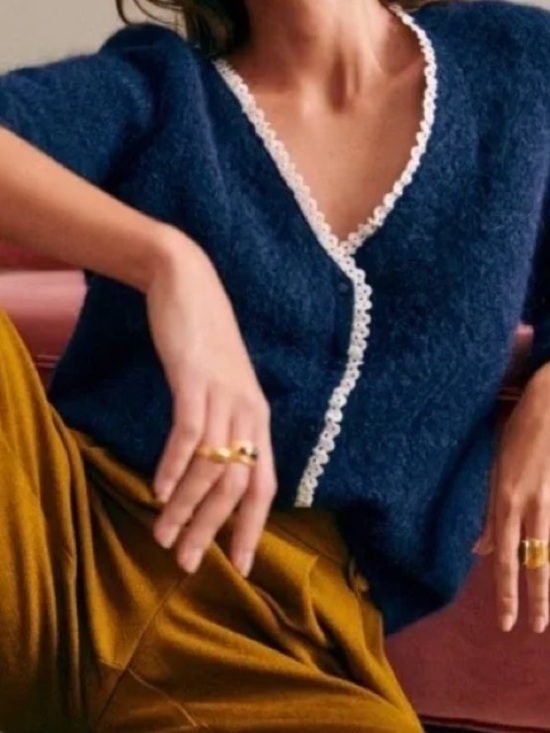 Sezane Sweaters - Sezane Maryam Cardigan Pull, Size XS, NWOT
